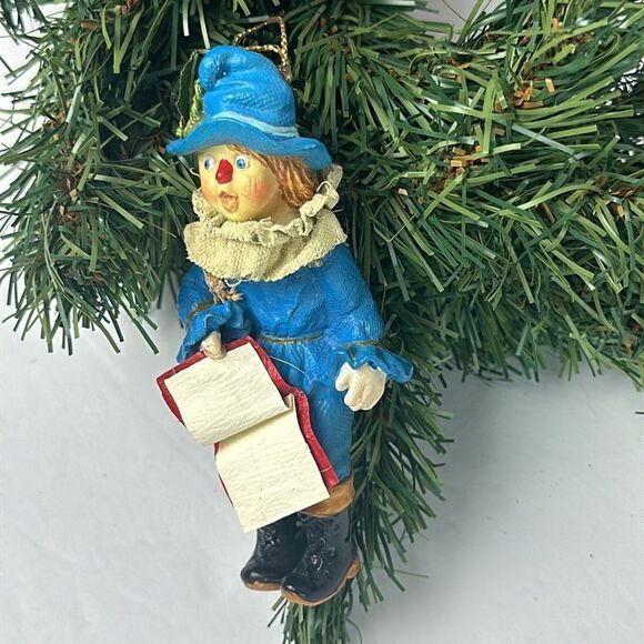 Vintage 1989 Kurt Adler Wizard of Oz Scarecrow Christmas Ornament - Picture 8 of 10